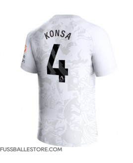 Günstige Aston Villa Ezri Konsa #4 Auswärtstrikot 2023-24 Kurzarm